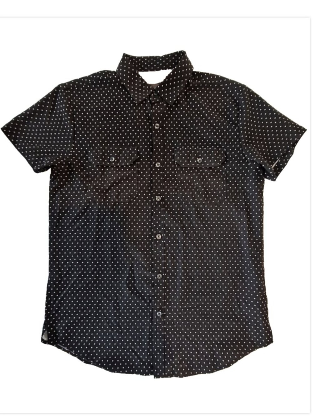 Kenneth Cole Men's Black and White Shirt